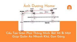 Cấu Tạo Giàn Phơi Thông Minh: Bật Mí Bí Mật Giúp Quần Áo Nhanh Khô, Gọn Gàng 